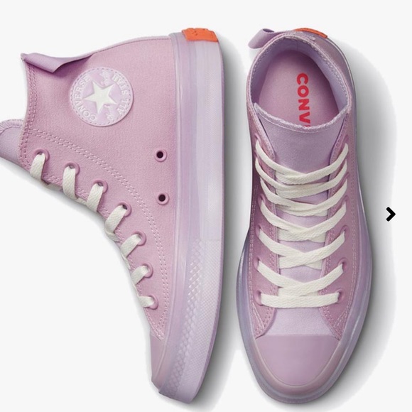 Converse All Star Cx Stretch Peaceful Plum Pale Amethyst High Top Canvas 10.5 - Picture 2 of 6